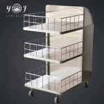 taiwan ODM OEM Commercial industrial All Stainless Steel metal trolley cart