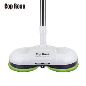 Telescopic Cordless/Wireless Electric Floor Mop&Waxer, Cordless/Wireless Vacuum Cleaner, Mopping Robot Cop Rose F528A