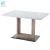 Import tempered glass modern coffee table dinning table set from China