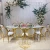 Import The big ceremony used stainless steel legs mirror glass wedding event table from China