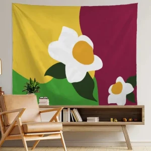 The Chinese factory manufactures exquisite new design polyester print hanging custom tapestry