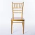 Import The hotel wedding banquet white metal golden phoenix aluminum alloy bamboo chair from China