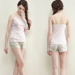 the lasted design swim  girls vest with no under wear