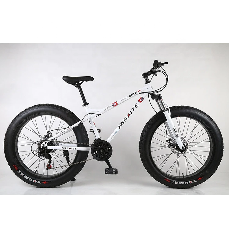 Tianjin China hot sale 21 Speed 26 inch Carbon Steel Frame snow bike adult fat tire bicycle