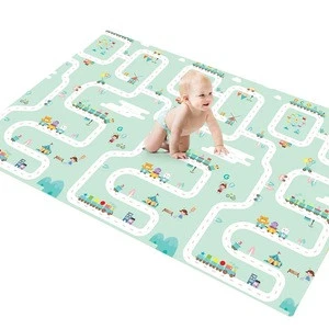Tigerwings 2018 soft washable large branded activity gym babies play mat for crawling