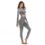 Import Tight-fitting sexy long-sleeved fitness clothes ombre dyed quick-drying sports running yoga clothes from China