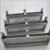 Titanium anode basket for plating electroplating water treatment