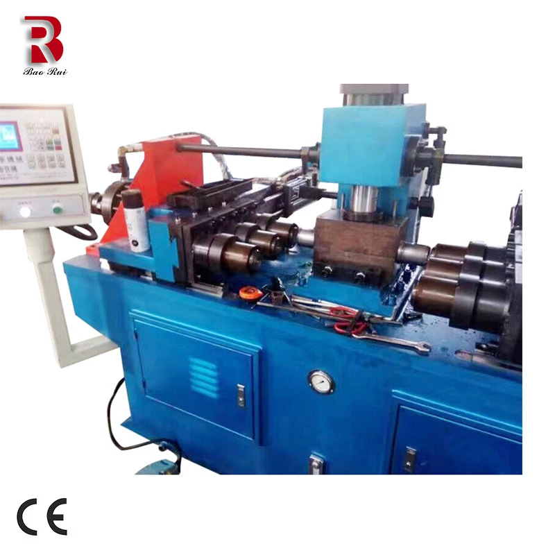 TM80NC 2 stations pipe end forming machine end forming steel pipe small machinery