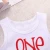 Import Toddler Girl Summer Cotton White Letters Tank Top and Distressed Jean Shorts Kids Outfit Set Summer Baby Clothing Set from China