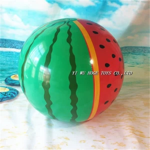 Top quality 6 P PVC watermelon inflatable beach ball for the vacation