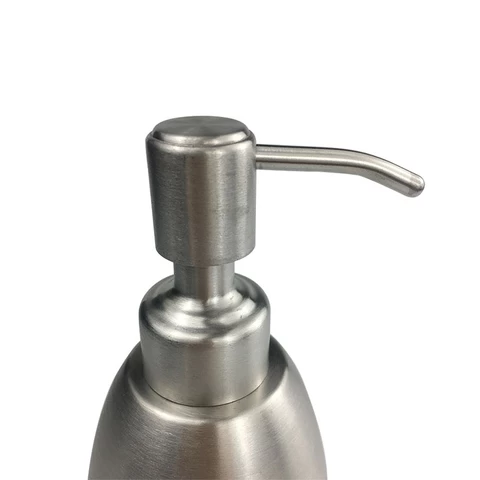 Top Quality Empty  Stainless Steel Press Bottle Soap Shampoo Dispenser Liquid Hand Soap Bottle