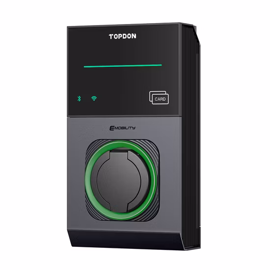 Topdon Manufacturer Ocpp Pulseq AC PRO 7kw 11kw 22kw16AMP 32A 3 1 Phase Level2 Wall Mounted Electric Car Fast Charging Station Smart Type 2 EV Charger with APP