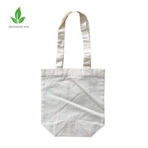 Tote Bag Cotton 8oz Canvas Shopping Promotion Bag Washing Supermarket Shopping Tote Bag