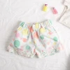 Trendy Girl Lace Trim Shorts, Young Girls In Childrens Printed Shorts