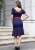 Import Turkey Women Office Dresses Women Elegant Clothing Ladies Wear Short Sleeve Career Dresses For Women from China