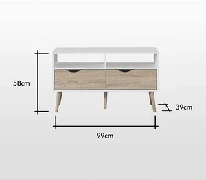 TV Unit Scandinavian Nordic Style TV Stand, Contemporary Lounge, Dining or Living Room Furniture Factory direct sales