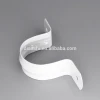 U shape White color steel powder coating strap clamp clip