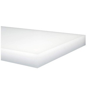 UHMW Polyethylene Plastic Sheet - Natural White - 1/8&quot; Thick 24&quot; Length x 48&quot; Width Natural White