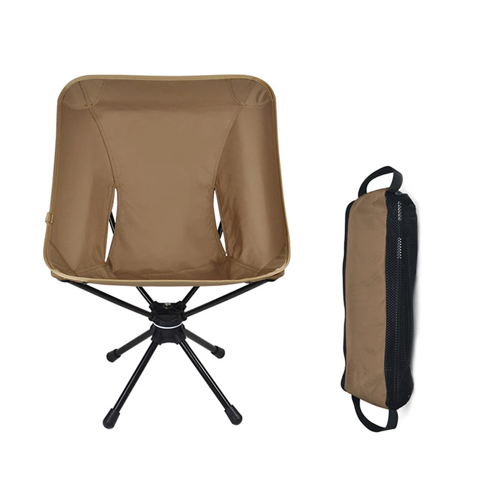 Ultralight outdoor rotated 360 degree folding chair comfortable easy to clean weight capacity 150KG foldable chairs