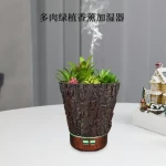 Ultrasonic 200ML  aroma humidifier with plant