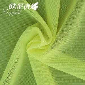 Ultrathin Knitting Mesh Fabric 93%Polyester 7%Spandex Underwear for Female