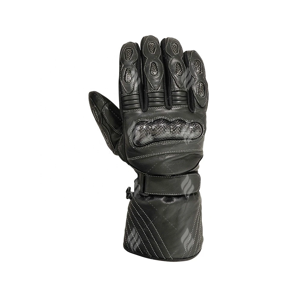 Unisex Velocity Race Gear Gloves Leather Full Finger Universal Racing Gloves