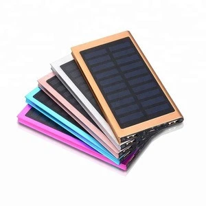 Universal solar power bank 12000mah Portable Solar charger for mobile phone