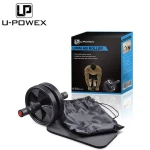 UPOWEX yoga Roller Wheel Abs Workout Equipment for Abdominal ,Ab Machine with Knee mat Accessories,Ab Roller Wheel