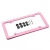 Import US standard metal car license plate frame license plate holder from China