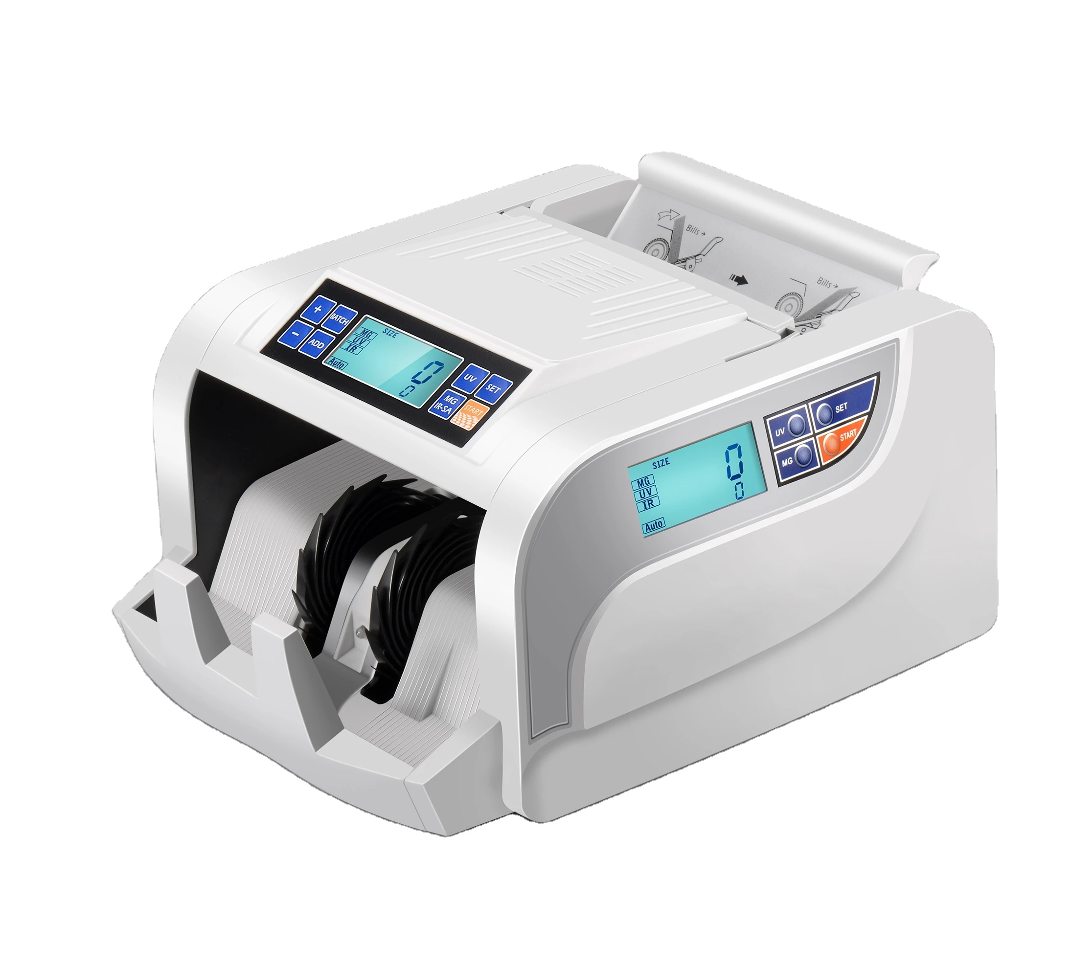 UV&amp;MG&amp;IR Detect Function Currency Counter Bill Counter  Money Counting Machine