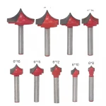 V-Groove Router Bit 6mm Shank Carbide Tipped CNC End Mill Woodwork Cutter