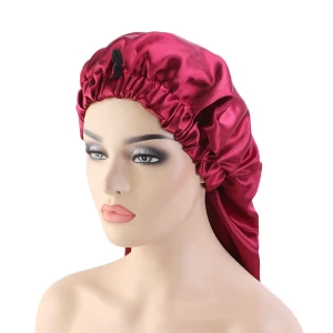 VAST hot sale bonnets and satin hair wraps luxury hair bonnet silk hair bonnet for woman custom logo