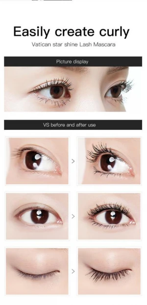 VENZEN high quality waterproof wholesale private label mascara with 4D silk fiber