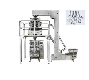 Vertical form fill seal packing machine for  bolts nuts nailscrew