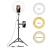 Import Video Light Dimmable LED Selfie Ring Light USB ring lamp Photography Light with Phone Holder  tripod stand for Makeup Youtube from China