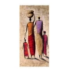 Vintage abstract oil painting canvas india