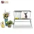 Import Vintage Garden Furniture Metal Double Chair Outdoor Leisure Bench from China