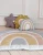 Import Vintage Rainbow Nursery Decor Play mat with Pillow Boho Baby Play Rug Rainbow Baby Floor play Mat for Kids from India