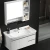 Import Wall mounted luxury hotel basin mirror vanities cabinet bathroom furniture from China
