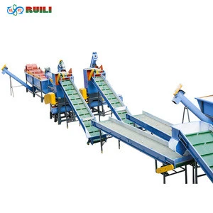 Waste used pe pp film pet bottle plastic washing line recycling machine plant production line