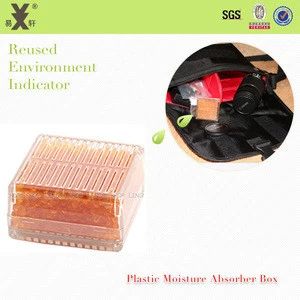 Watch Moisiture Absorber Orange Silica Gel Plastic Canister