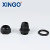 Waterproof pg13.5 cable gland pg11 black plastic glands watertight