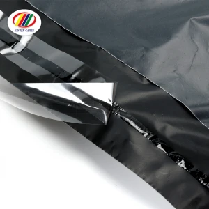Waterproof wholesale goods in stock custom poly mailer bag for shipping clothing self adhesive seal  matte black poly mail bag