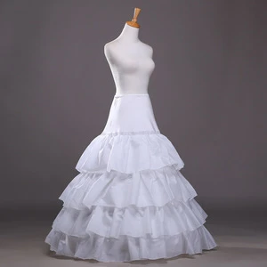 Wedding Accessories White Long Ruffle Ball Gown Petticoat