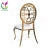 Import Wedding Chair for Events HYC-SS30 China Hot Sale Used Banquet Hotel Furniture Stainless Steel Gold White Modern Metal 3 Years from China