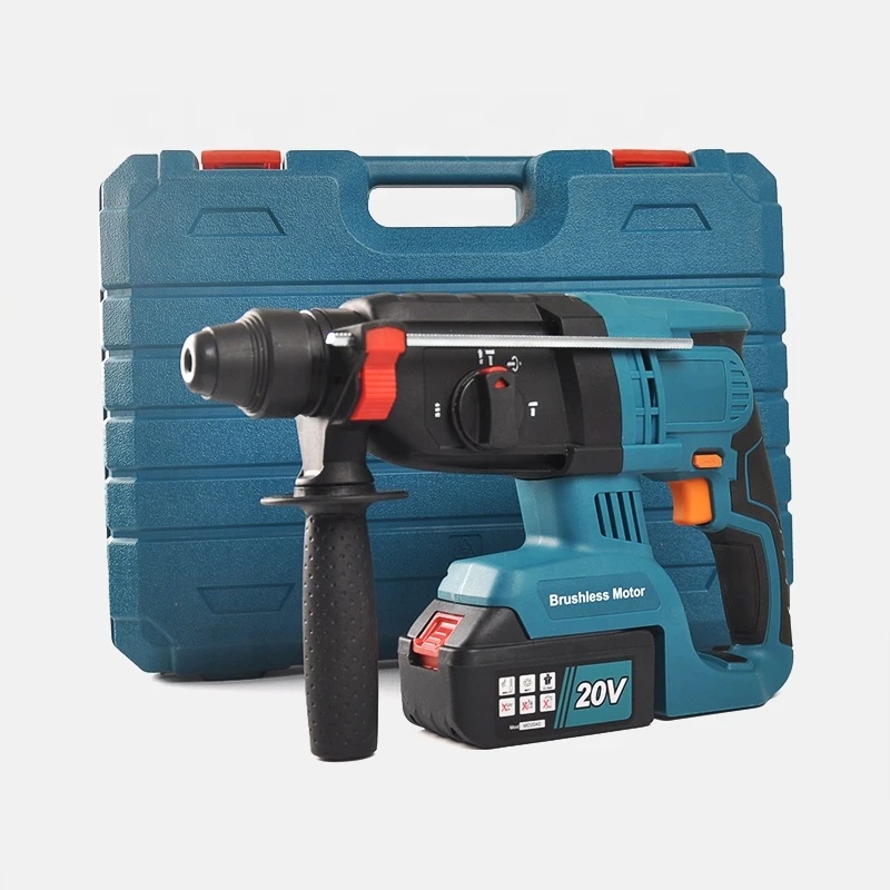 Well Designed Battery Rotary Power Tool Electric Rotary Hammer Drill With Rechargeable Battery