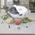 Import Wheat straw kitchen gadgets peeling slices scrape tools multi function manual vegetable slicer with bowl from China