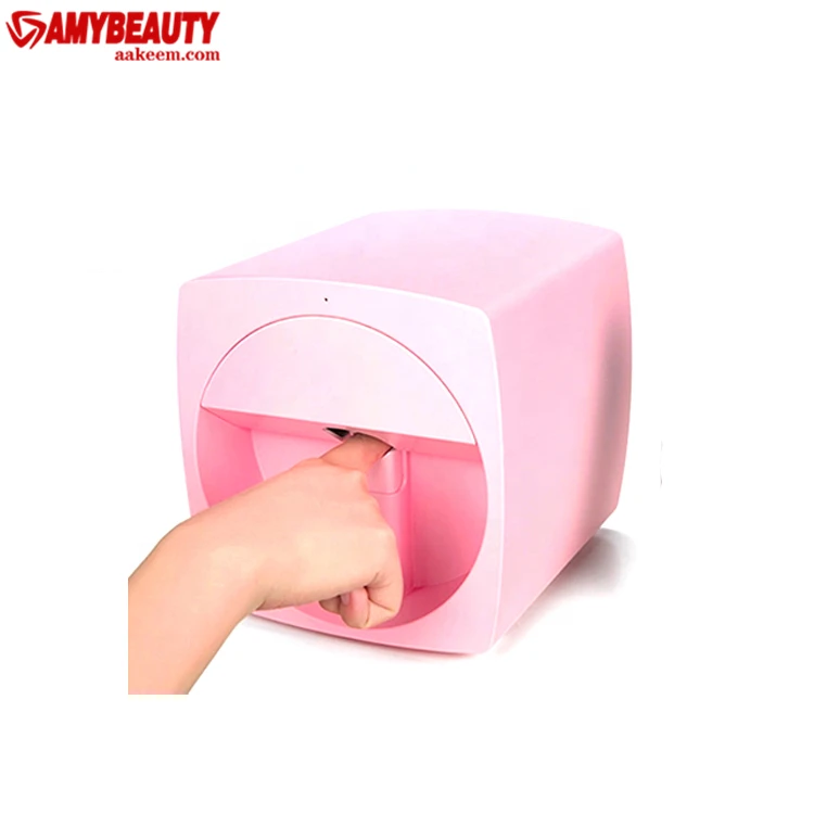White color outer case hot sale  3d digital nail art machine for girls art nails