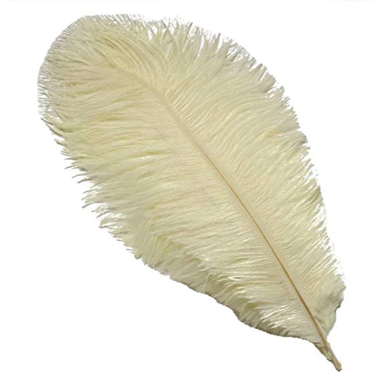 white large artificial cheap ostrich feathers for sale