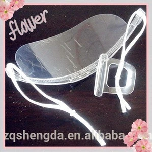 Whole Clear Plastic Disposable Protective Face Shield , transparent face mask